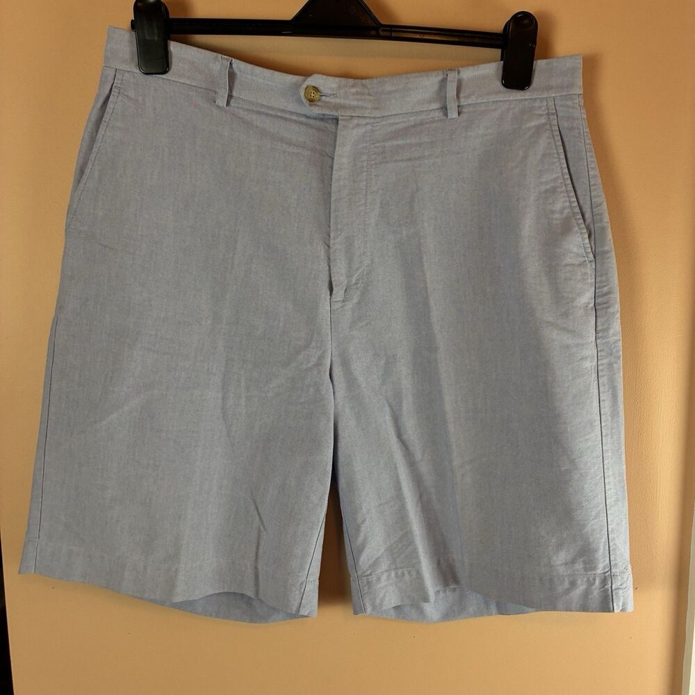 Callaway Golf Collection Mens Blue Chambray Shorts Size 38
